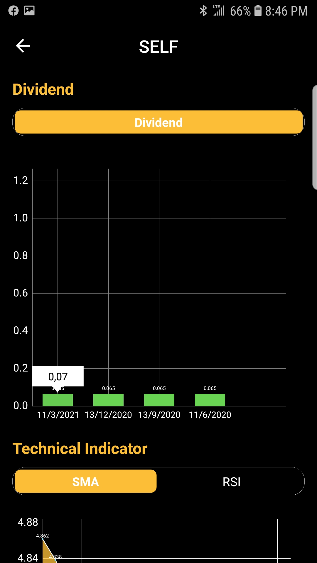 Penny Stocks | Dividend Screen | Android | GiveMeApps