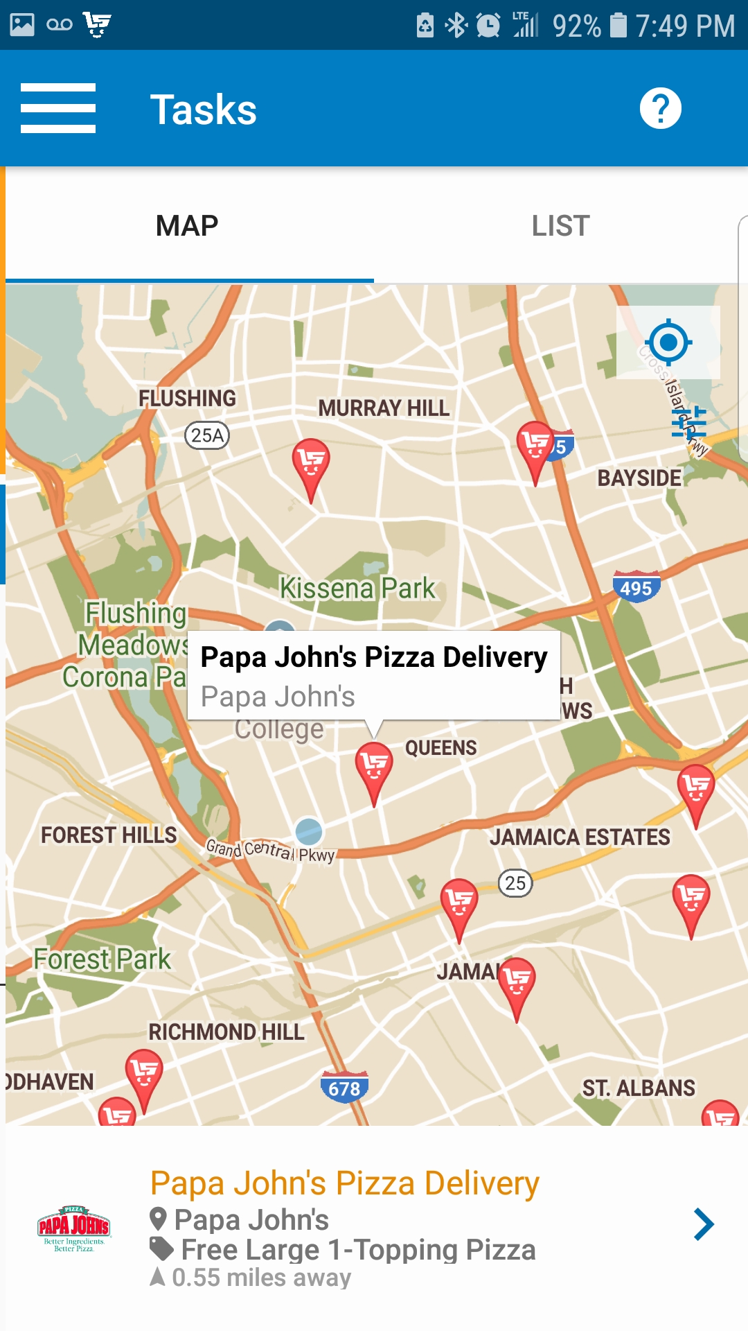 Populated Map Of Deals | Live Shopper | Android App Review | GiveMeApps