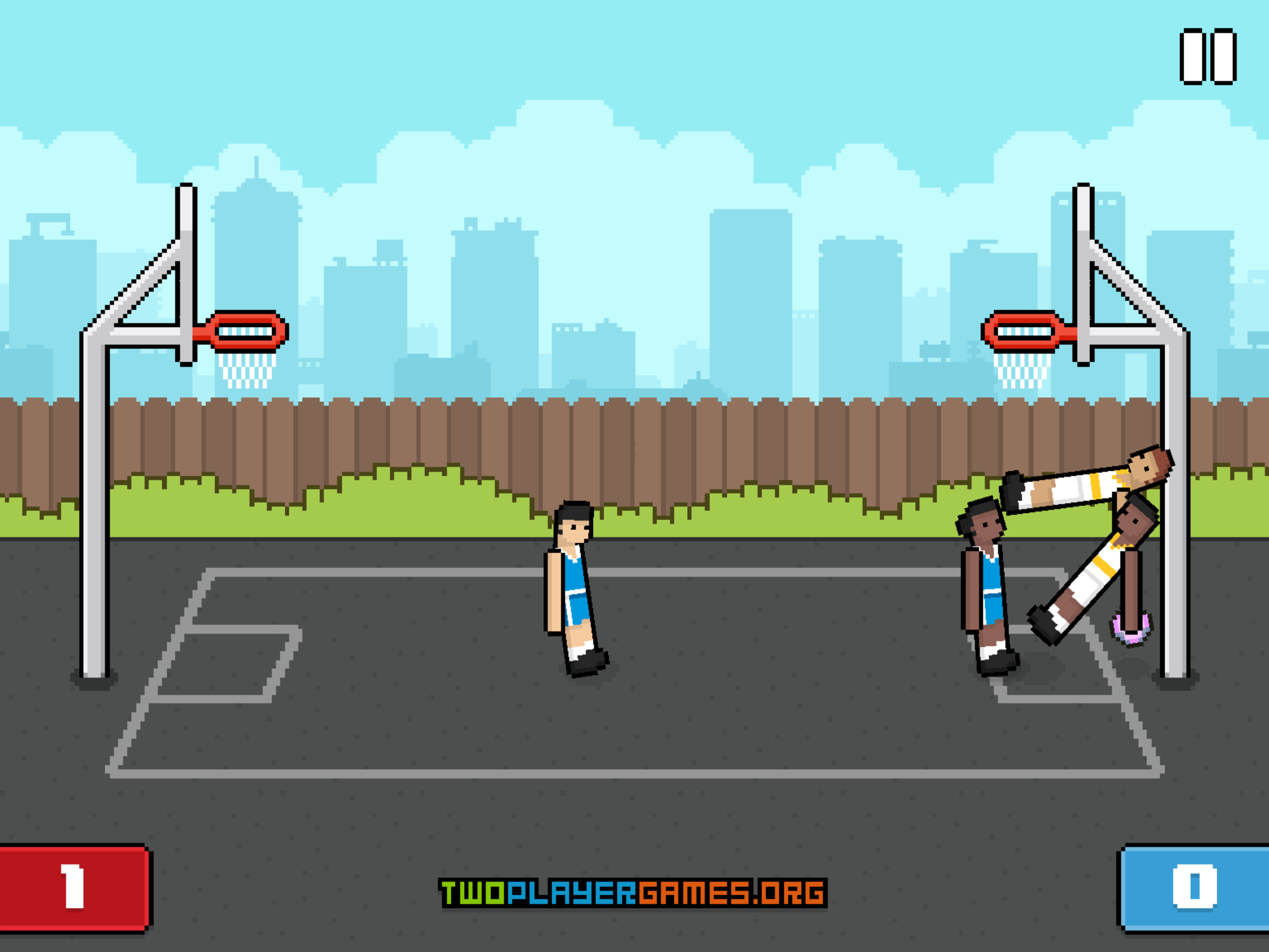 How do you cheat at basketball? Basket Random on TwoPlayerGames