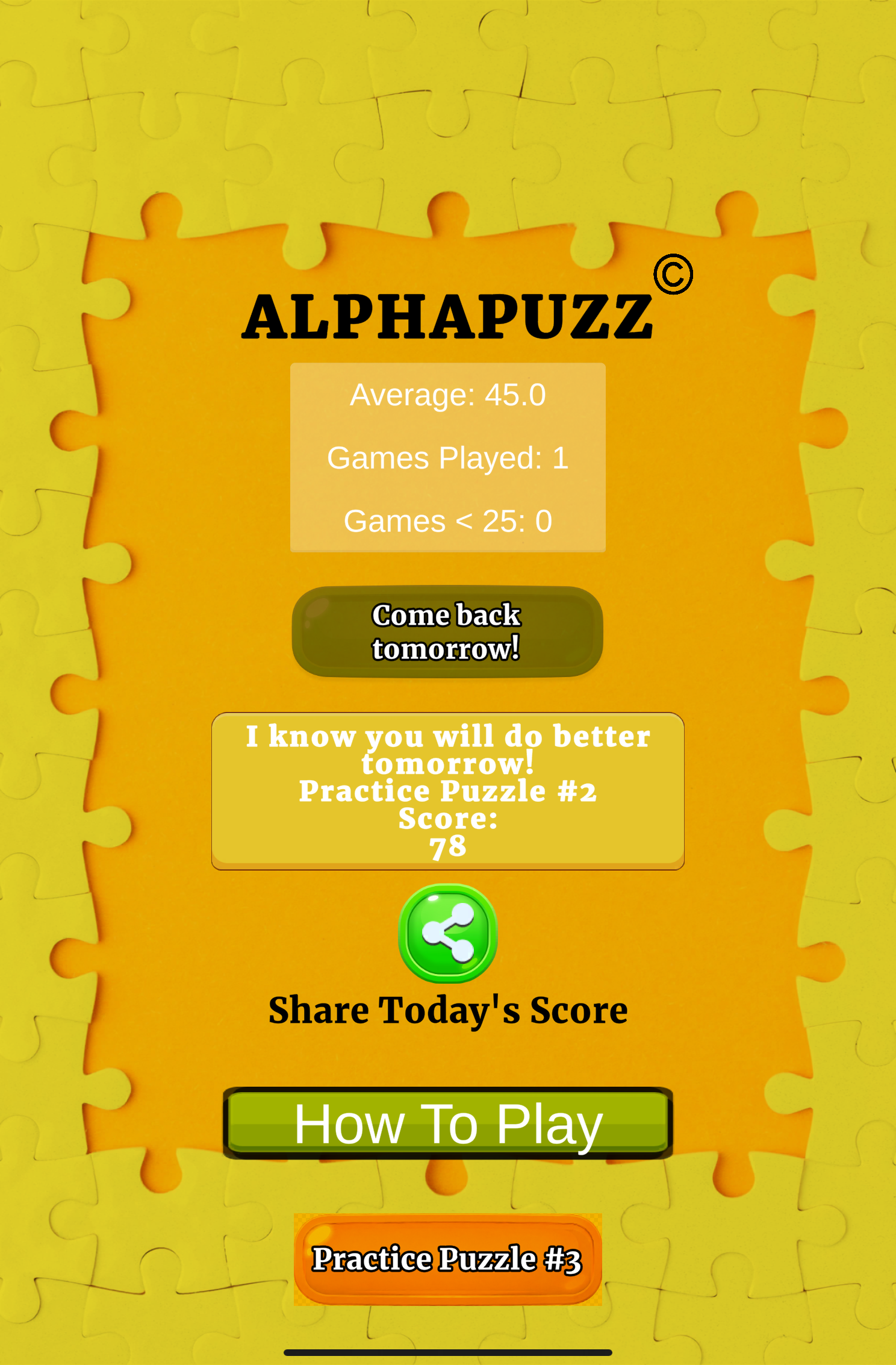 Alphapuzz iPhone iPad App Review - Word Game Tutorial